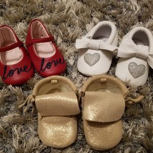 Never Worn Baby Leather Shoe Bundle